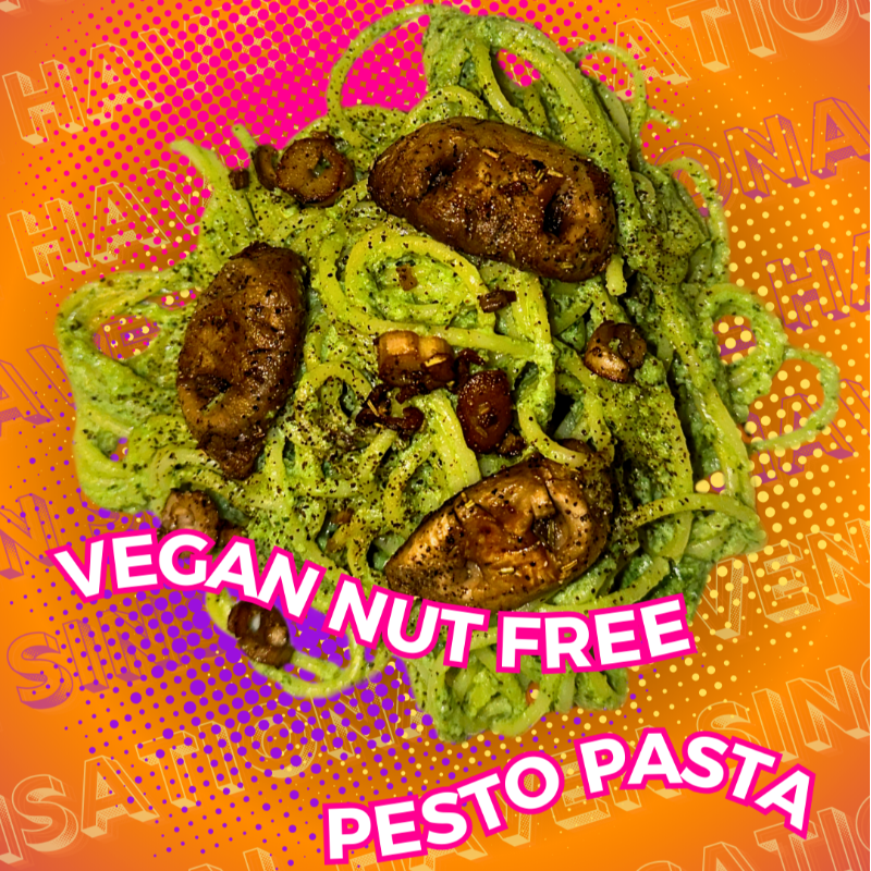 Vegan Nut-free Pesto Pasta Main Image